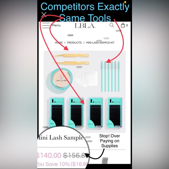 NWT Eye Lash Makeup Pro Plated - Picture 7 of 7